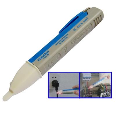 Pen contactloze AC voltage alarm detector 90V-1000V (blauw)