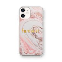 Feminist: iPhone 12 mini Transparant Hoesje