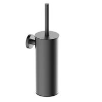 Wiesbaden Alonzo toiletborstel met houder gunmetal - thumbnail