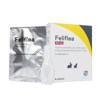 Feliflea 80mg meer dan 4 kg Spot-On 4 stuks - thumbnail
