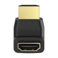 Hama High-speed HDMI™-hoekadapter Stekker - Koppeling 90°