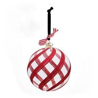 Riviera Maison Ornament Glitter & Celebrate Rood - Ø15cm