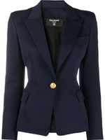 Balmain blazer ajusté classique - Bleu