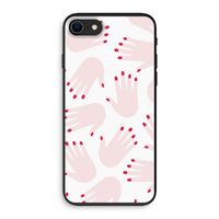 Hands pink: iPhone SE 2020 Biologisch afbreekbaar hoesje