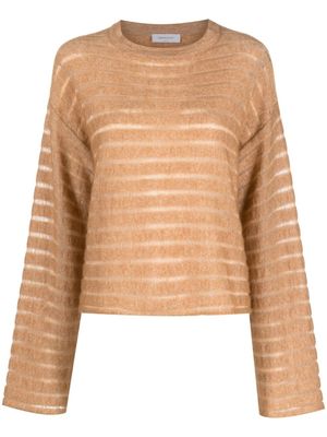 Fabiana Filippi pull en maille à rayures - Tons neutres