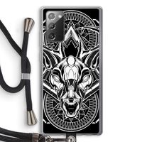 Oh Deer: Samsung Galaxy Note 20 / Note 20 5G Transparant Hoesje met koord