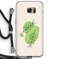Beleaf in you: Samsung Galaxy S7 Edge Transparant Hoesje met koord