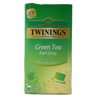 Green tea earl grey 25 Zakjes