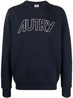 Autry pull en coton à logo brodé - Bleu