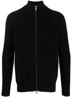 Brunello Cucinelli sweat en coton à fermeture latérale zippée - Noir