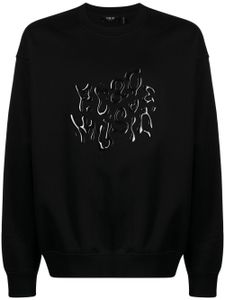 FIVE CM sweat à motif en relief - Noir