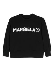 MM6 Maison Margiela Kids t-shirt en coton à logo - Noir