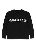 MM6 Maison Margiela Kids t-shirt en coton à logo - Noir - thumbnail