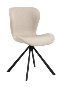 Bendt Draaibare Eetkamerstoel 'Olle' Stof, kleur Beige