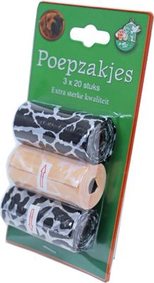 Pak a 3 rol 20 poepzak safari Poepzak Gebr. de Boon - Gebr de boon