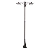 Franssen Buitenlantaarn City Highlight led - 2-lichts - 300cm grafiet grijs 10-20292