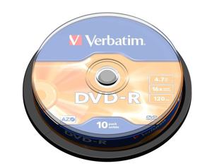 Verbatim DVD-R Matt Silver 4,7 GB 10 stuk(s)