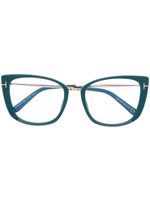 TOM FORD Eyewear lunettes de vue à monture papillon - Bleu