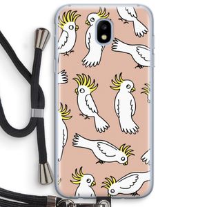 Papegaai: Samsung Galaxy J5 (2017) Transparant Hoesje met koord
