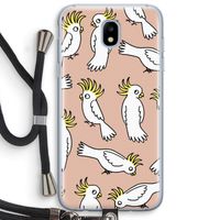Papegaai: Samsung Galaxy J5 (2017) Transparant Hoesje met koord