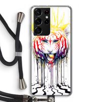 Fading: Samsung Galaxy S21 Ultra Transparant Hoesje met koord