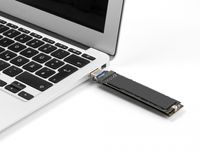 DeLOCK Combo Converter voor M.2 NVMe PCIe of SATA SSD met USB 3.2 Gen 2 converter - thumbnail