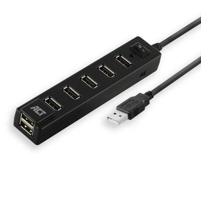 ACT connectivity usb hub 7 port met aanen uit schakelaar