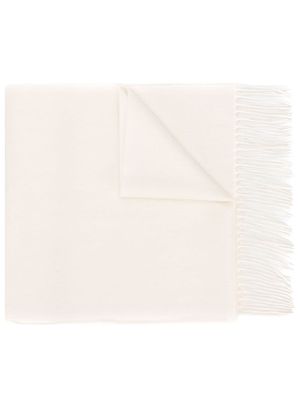 N.Peal écharpe en cachemire - Blanc
