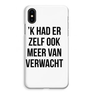 Meer verwacht: iPhone XS Max Volledig Geprint Hoesje