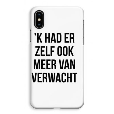 Meer verwacht: iPhone XS Max Volledig Geprint Hoesje