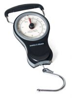 Gerimport bagageweegschaal tot 38 kg 14 cm staal zwart/grijs - thumbnail