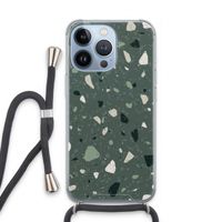 Terrazzo N°19: iPhone 13 Pro Transparant Hoesje met koord