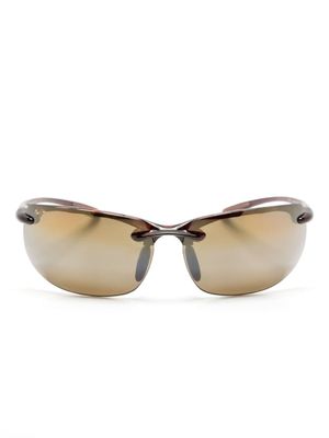 Maui Jim lunettes de soleil Banyan - Marron
