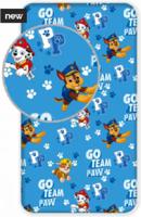 Paw Patrol Hoeslaken eenpersoons 90 x 200 cm blauw - thumbnail