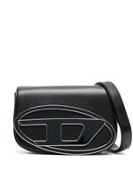 Diesel sac porté épaule 1DR médium en cuir - Noir