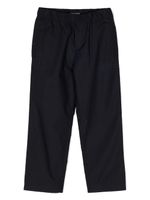 Emporio Armani Kids pantalon à taille élastiquée - Bleu