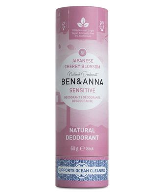 Ben & Anna Deodorant cherry blossom sensitive (60 gr)