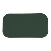 MSV Douche/bad anti-slip mat badkamer - rubber - groen - 36 x 65 cm