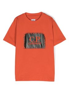 C.P. Company Kids t-shirt à logo imprimé - Orange