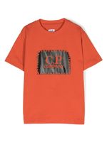 C.P. Company Kids t-shirt à logo imprimé - Orange