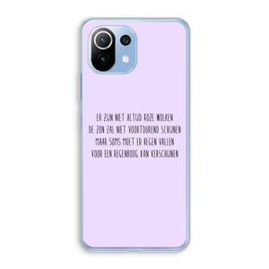Regenboog: Xiaomi Mi 11 Lite Transparant Hoesje