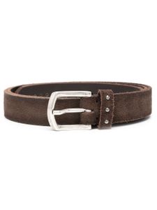 Boglioli stud-embellished buckle belt - Marron