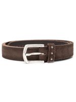 Boglioli stud-embellished buckle belt - Marron - thumbnail