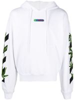 Off-White hoodie à imprimé Weed Arrows - Blanc