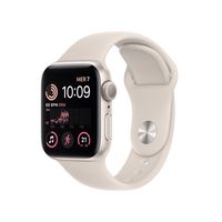 Apple Watch SE GPS 40MM Starlight Alu - Starlight sport band - thumbnail