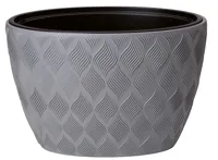 Vita Flow bloempot ellipse 40 grijs