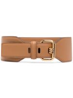 ETRO logo-buckle leather belt - Marron