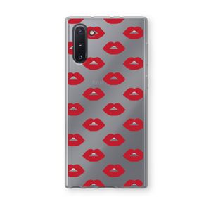 Lips: Samsung Galaxy Note 10 Transparant Hoesje