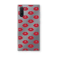 Lips: Samsung Galaxy Note 10 Transparant Hoesje