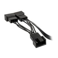 Y-kabel PC-ventilator [1x PC-ventilatorbus 4-polig - 3x PC-ventilatorbus 4-polig] 0.35 m Zwart Kolink - thumbnail